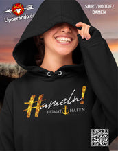 Lade das Bild in den Galerie-Viewer, HAMELNDesigns - HEIMATHAFEN - Damen Hoodie