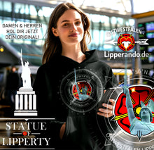 Lade das Bild in den Galerie-Viewer, LIPPEDesigns - HERMANN - STATUE of LIPPERTY - Unisex Kapuzenpullover Hoodie