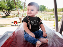 Lade das Bild in den Galerie-Viewer, LIPPEKIDSCOLLECTION - IT'S MILK O'CLOCK - Baby T-Shirt