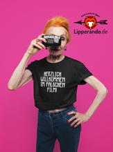 Lade das Bild in den Galerie-Viewer, FUNSHIRT - LIPPERANDO - FALSCHER FILM - Damen Premiumshirt