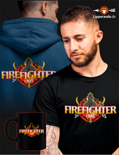 Lade das Bild in den Galerie-Viewer, LIPPEDesigns - FIREFIGHTER OWL - Herren Shirt