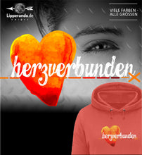 Lade das Bild in den Galerie-Viewer, LIPPERANDO UNIQUE - HERZVERBUNDEN  - Damen Hoodie