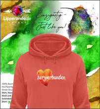 Lade das Bild in den Galerie-Viewer, LIPPERANDO UNIQUE - HERZVERBUNDEN  - Damen Hoodie