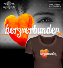 Lade das Bild in den Galerie-Viewer, LIPPERANDO UNIQUE - HERZVERBUNDEN  - Ladies Extended Shoulder Tee