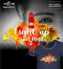 Lade das Bild in den Galerie-Viewer, LIPPERANDO UNIQUE - LIGHT UP YOUR MIND  - Stella Spinner T-Shirt Kleid ST/ST
