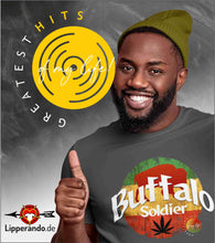 Lade das Bild in den Galerie-Viewer, GREATEST HITS - MUSIC-SHIRT - BUFFALO SOLDIER - Herren Shirt