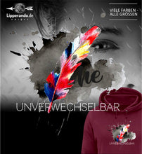 Lade das Bild in den Galerie-Viewer, LIPPERANDO UNIQUE - UNVERWECHSELBAR  - Damen Hoodie