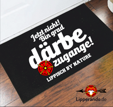 Lade das Bild in den Galerie-Viewer, Lippe Life Style - DÄRBE ZUGANGE - Fußmatte mit Gummirand