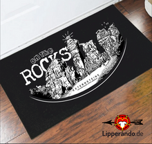 Lade das Bild in den Galerie-Viewer, Lippe Life Style - EXTERNSTEINE - Fußmatte mit Gummirand