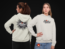 Lade das Bild in den Galerie-Viewer, LIPPEDesigns - HIER WECH - Rückenprint - Unisex Kapuzenpullover Hoodie