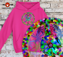 Lade das Bild in den Galerie-Viewer, LIPPEDesigns - PEACE ROSE - Unisex Kapuzenpullover Hoodie