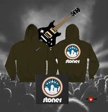 Lade das Bild in den Galerie-Viewer, LIPPEDesigns - STONES - GUITAR - Rücken - Unisex Kapuzenpullover Hoodie