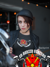 Lade das Bild in den Galerie-Viewer, LIPPEDesigns - MOTORRAD LIPPE - Rücken - Damen Premiumshirt