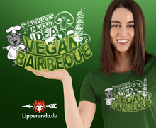Lade das Bild in den Galerie-Viewer, FUNSHIRT - LIPPERANDO - VEGAN BARBEQUE - Damen Premiumshirt