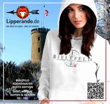 Lade das Bild in den Galerie-Viewer, BIELEFELDDesigns - BIELEFELD KOORDINATEN  - Unisex Kapuzenpullover Hoodie
