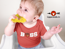 Lade das Bild in den Galerie-Viewer, LIPPEKIDSCOLLECTION - BOSS  - Baby T-Shirt
