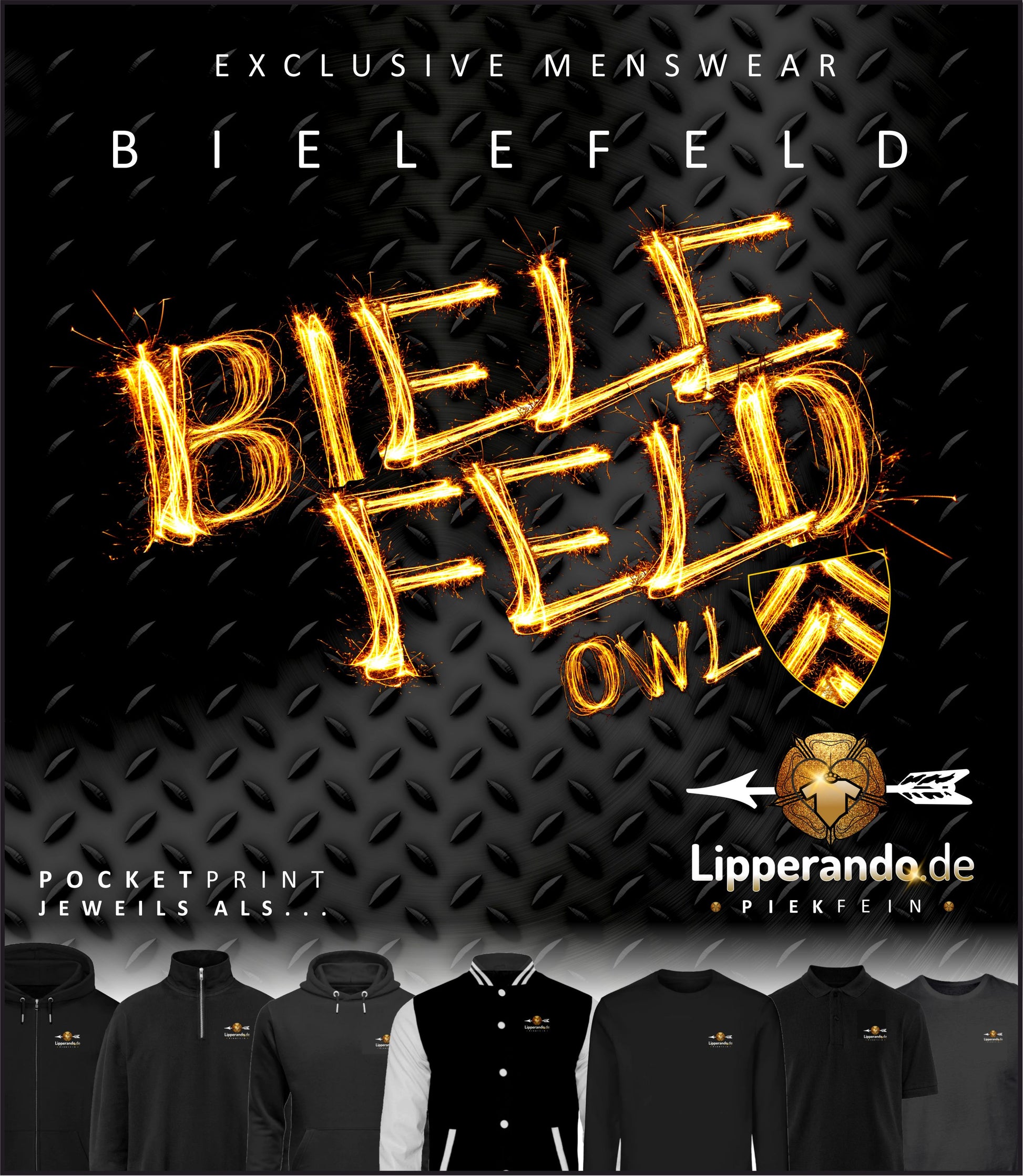 LIPPERANDO PIEKFEIN - BIELEFELD  - Unisex Organic Hoodie