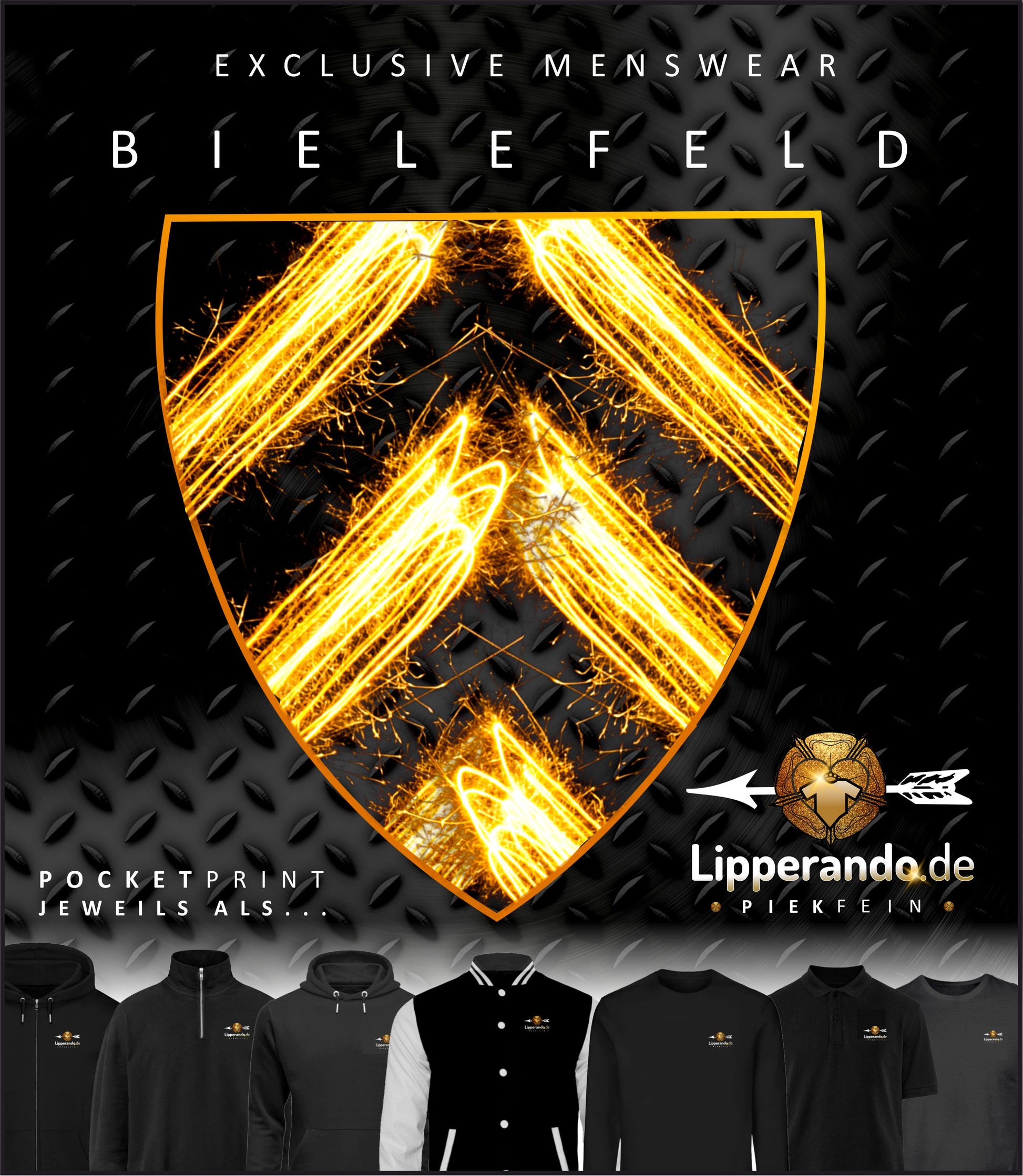 LIPPERANDO PIEKFEIN - BIELEFELD   - Prepster Polo-Shirt ST/ST