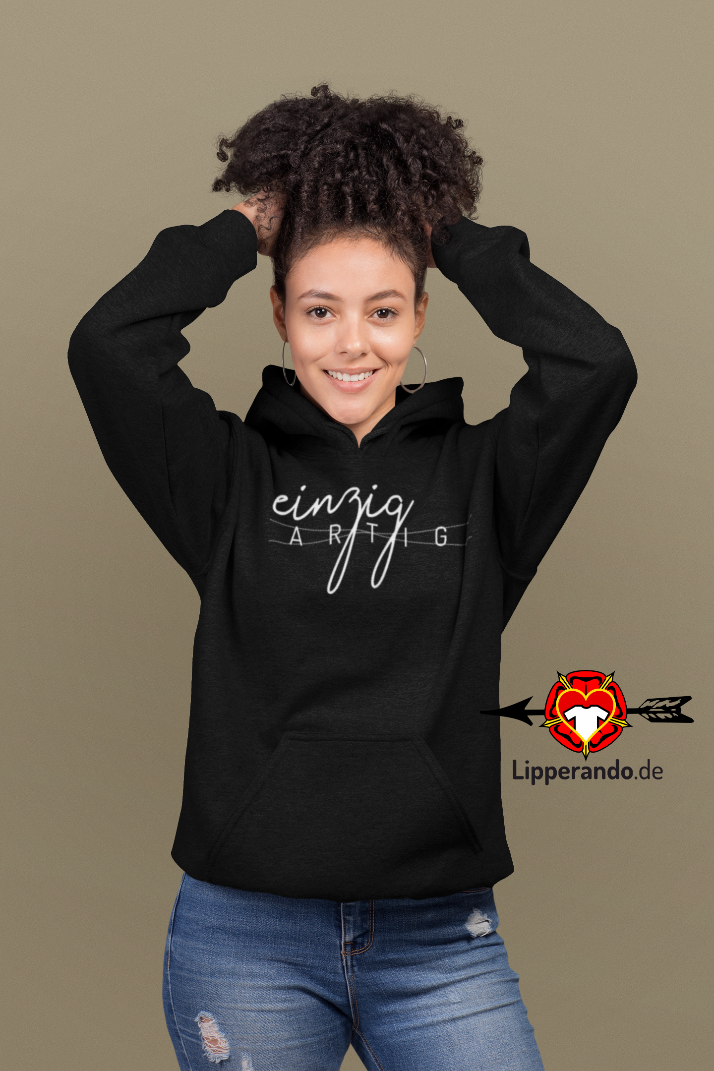 Lipperando - Premium - Einzigartig  - Damen Hoodie