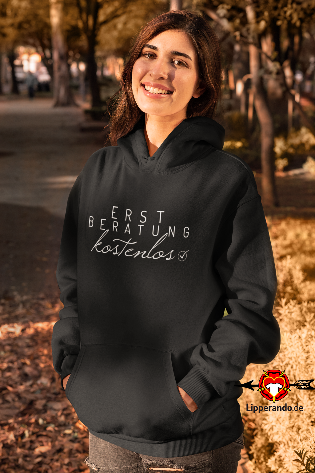 Lipperando - Premium - Erstberatung...  - Damen Hoodie
