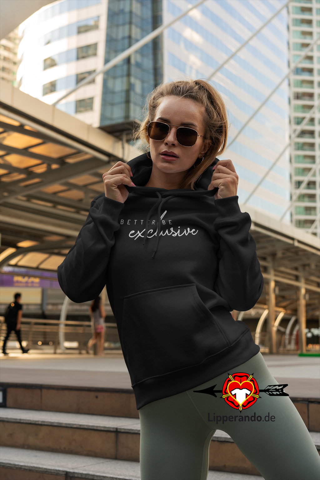 Lipperando - Premium - BetterbeExclusive  - Damen Hoodie