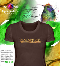 Lade das Bild in den Galerie-Viewer, LIPPERANDO UNIQUE - GOLDSTÜCK  - Stella Spinner T-Shirt Kleid ST/ST
