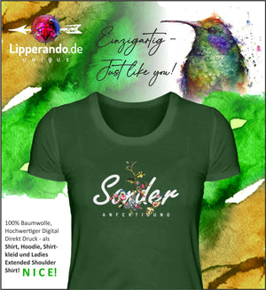LIPPERANDO UNIQUE - SONDERANFERTIGUNG  - Ladies Extended Shoulder Tee