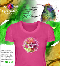 Lade das Bild in den Galerie-Viewer, LIPPERANDO UNIQUE - SONNTAGSKIND  - Damen Premiumshirt
