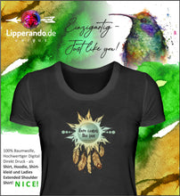 Lade das Bild in den Galerie-Viewer, LIPPERANDO UNIQUE - HERE COMES THE SUN  - Damen Premiumshirt

