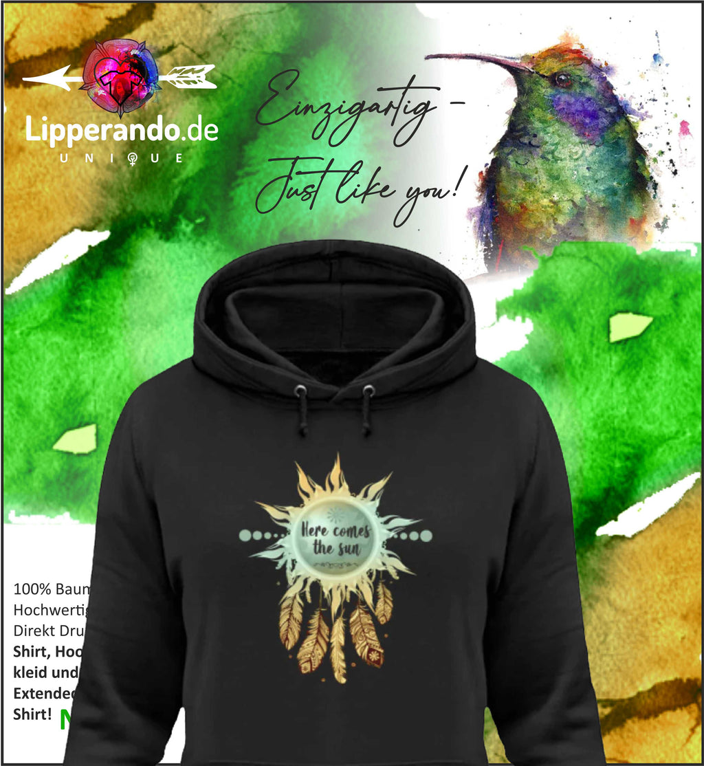 LIPPERANDO UNIQUE - HERE COMES THE SUN  - Damen Hoodie