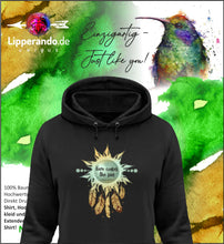 Lade das Bild in den Galerie-Viewer, LIPPERANDO UNIQUE - HERE COMES THE SUN  - Damen Hoodie
