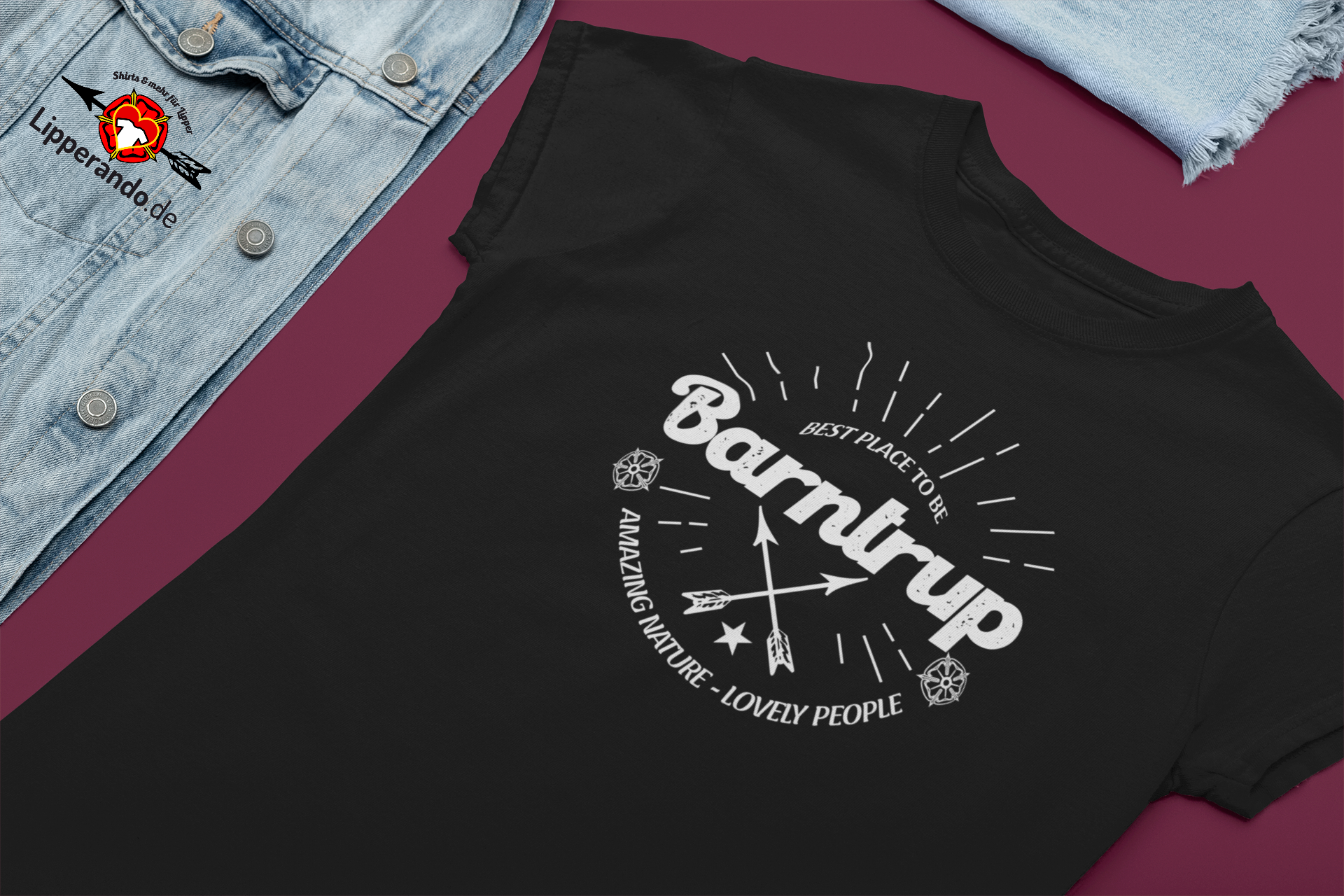 LIPPECITYDESIGNS - BARNTRUP  - Damen Premiumshirt