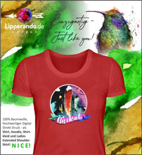 Lade das Bild in den Galerie-Viewer, LIPPERANDO UNIQUE - UNIKAT  - Stella Spinner T-Shirt Kleid ST/ST
