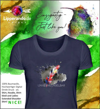 Lade das Bild in den Galerie-Viewer, LIPPERANDO UNIQUE - UNVERWECHSELBAR   - Stella Spinner T-Shirt Kleid ST/ST
