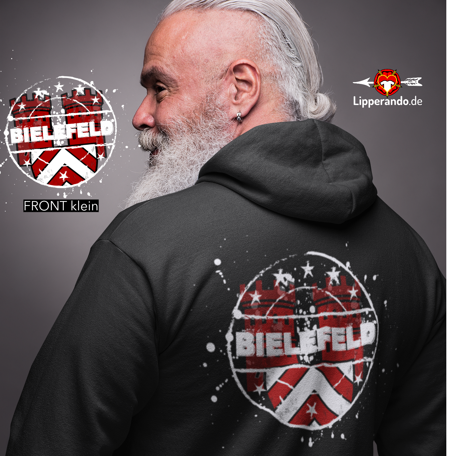 BIELEFELDDesigns - BIELEFELD_crushed  - Unisex Kapuzenpullover Hoodie