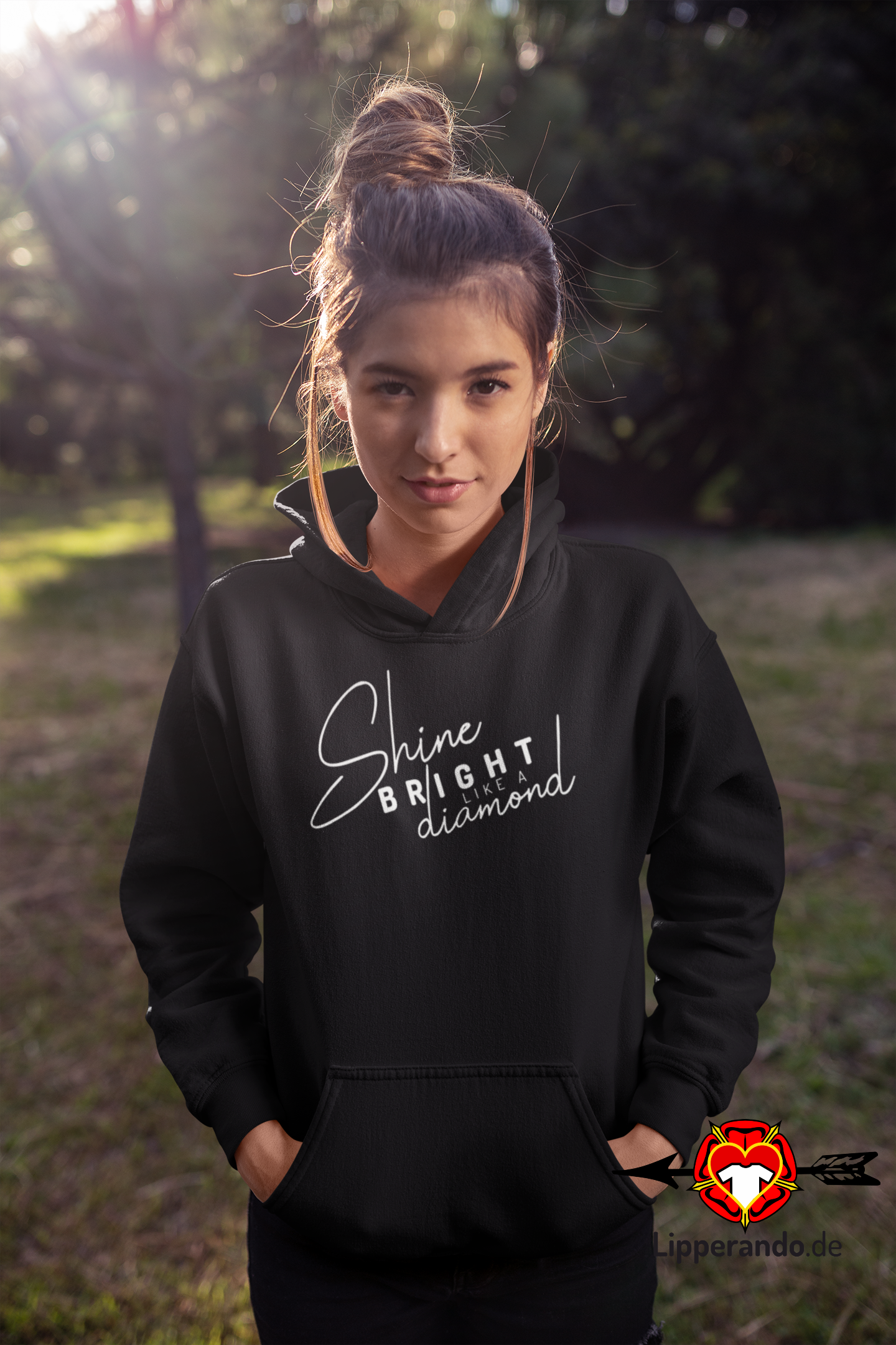 Lipperando - Premium - Shine bright  - Damen Hoodie