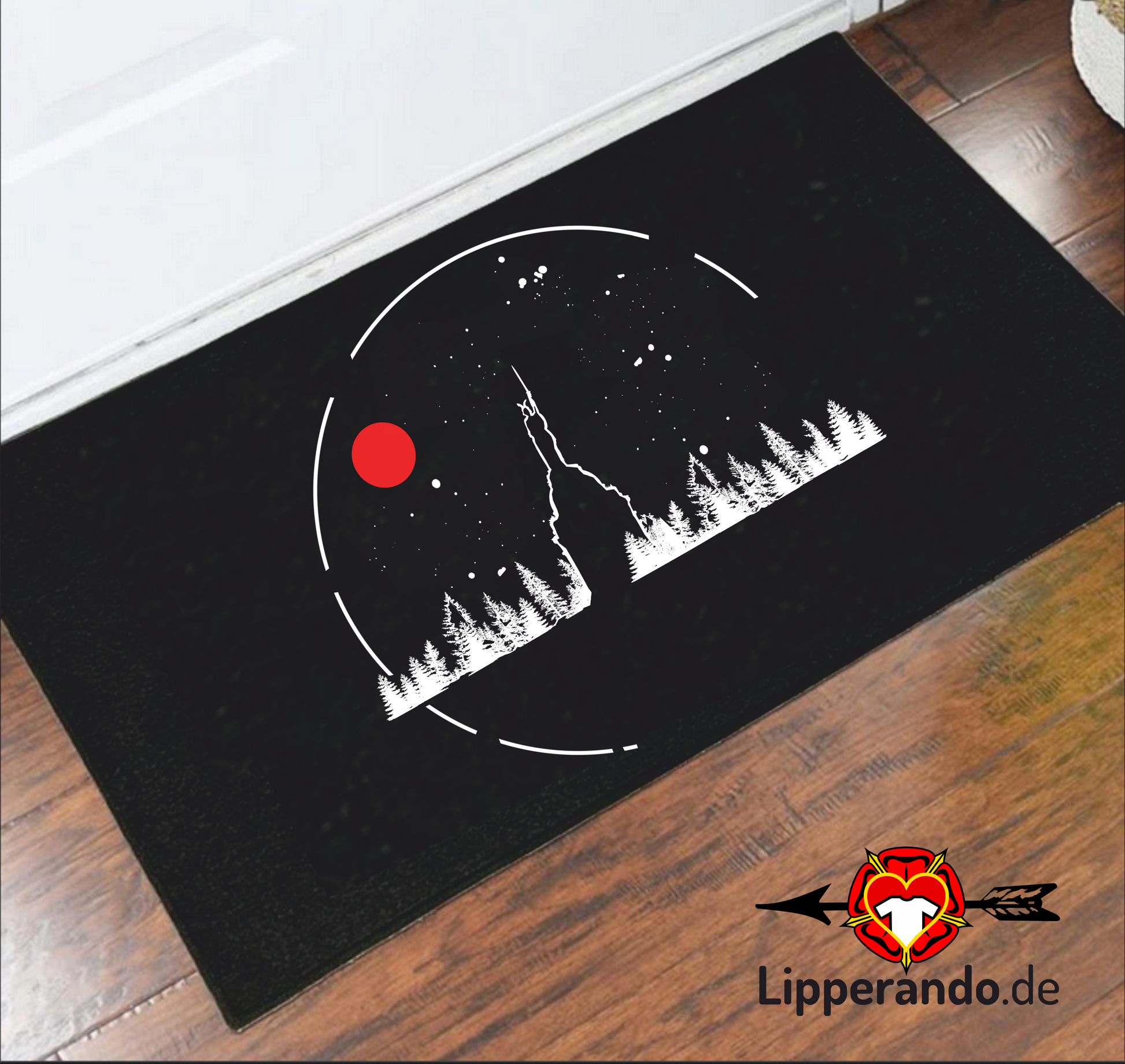 Lippe Life Style - HERMANN  - Fußmatte mit Gummirand