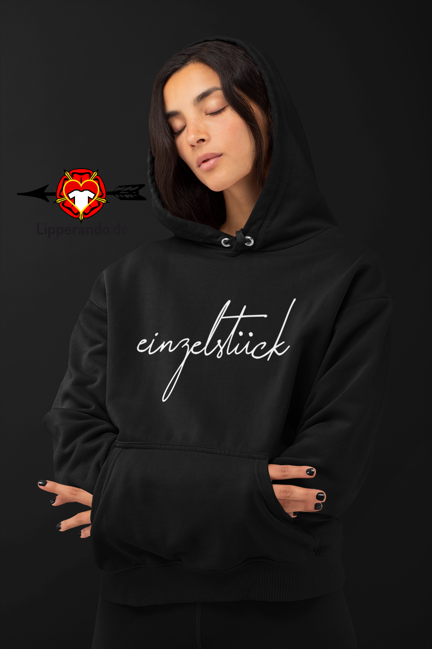 Lipperando - Premium - Einzelstück  - Damen Hoodie