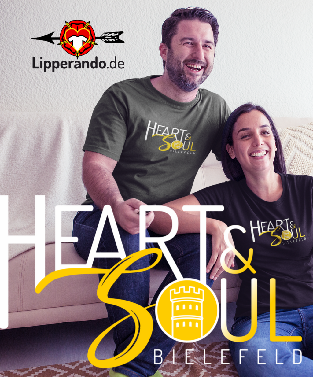 BIELEFELDDesigns - HEART&SOUL BIELEFELD  - Damen Premiumshirt
