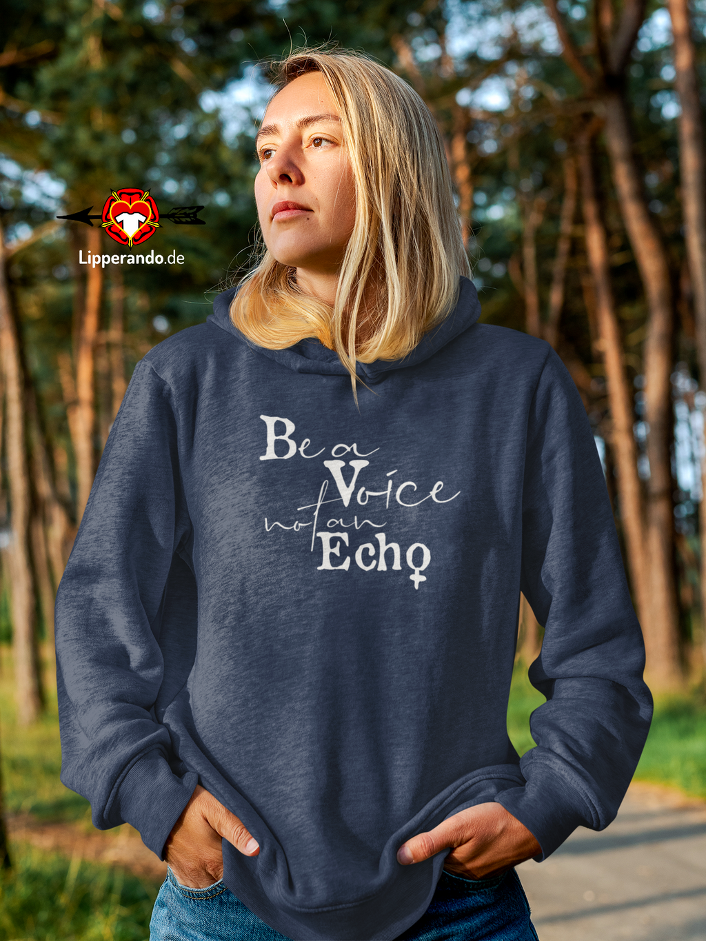 Lipperando - Premium - Be a voice  - Damen Hoodie