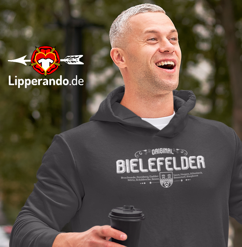 BIELEFELDDesigns - ORIGINAL BIELEFELDER  - Unisex Kapuzenpullover Hoodie