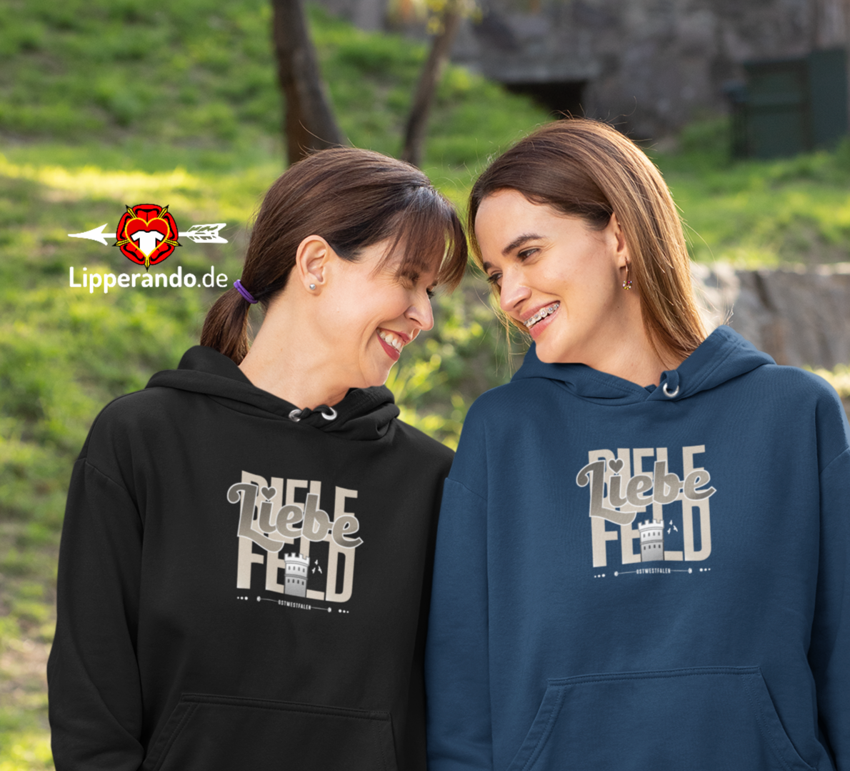 BIELEFELDDesigns - BIELEFELD Liebe  - Unisex Kapuzenpullover Hoodie
