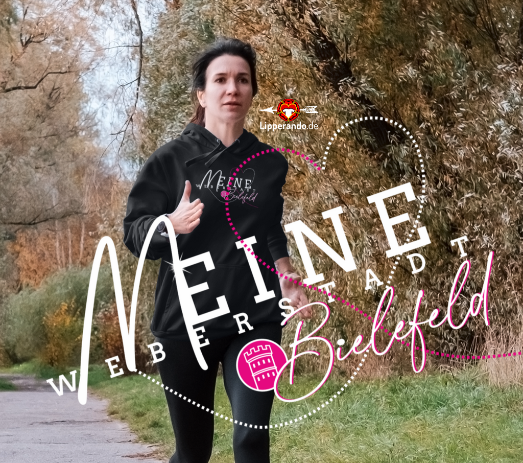 BIELEFELDDesigns - (L)MEINEWEBERSTADT  - Unisex Kapuzenpullover Hoodie