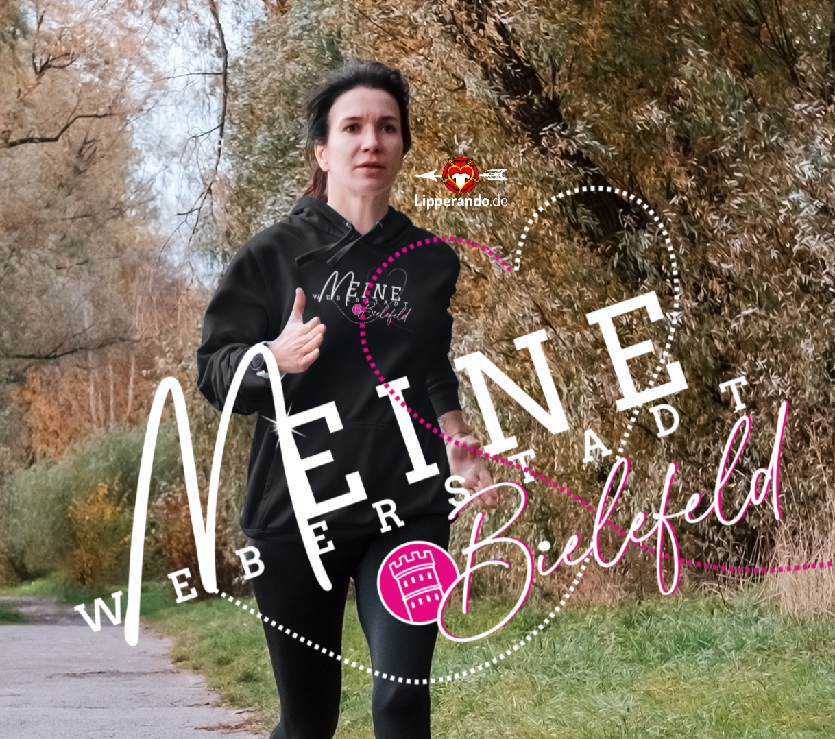 BIELEFELDDesigns - (L)MEINEWEBERSTADT  - Unisex Kapuzenpullover Hoodie