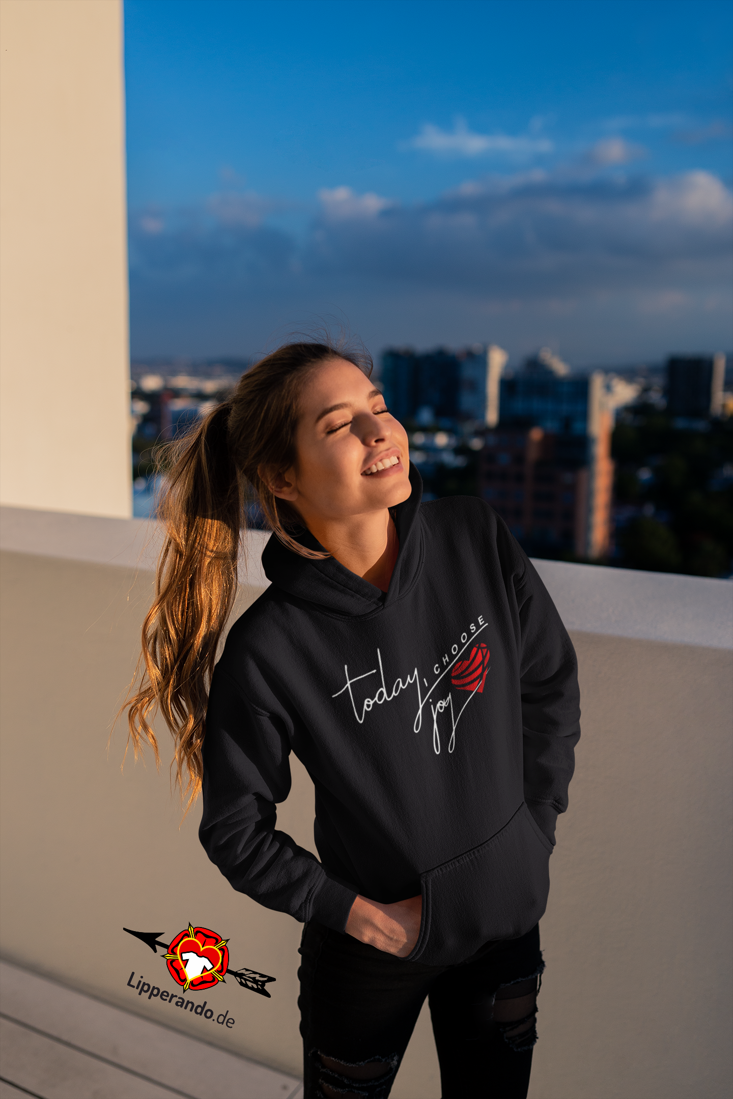 Lipperando - Premium - Today I choose...  - Damen Hoodie