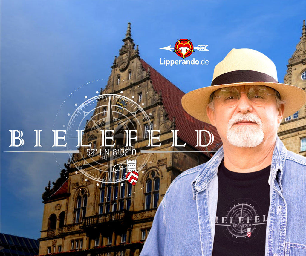 BIELEFELDDesigns - BIELEFELD KOORDINATEN  - Herren Shirt