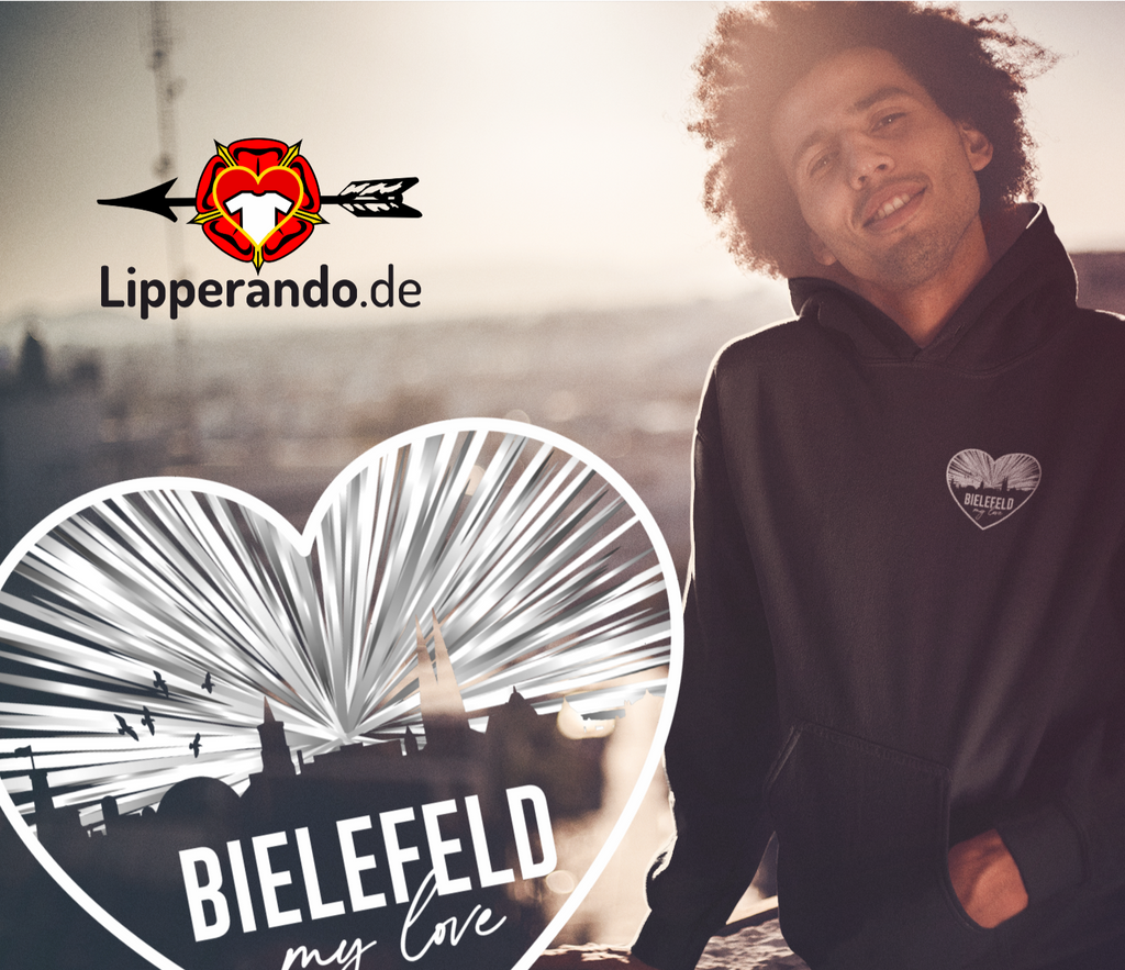 BIELEFELDDesigns - BIELEFELD my LOVE  - Unisex Kapuzenpullover Hoodie