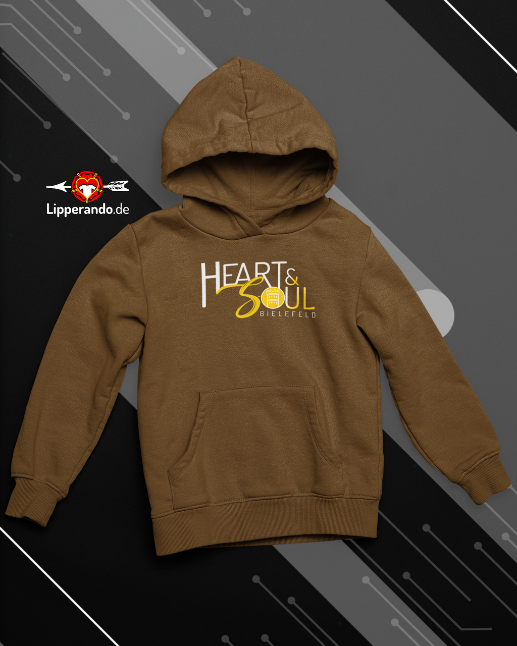 BIELEFELDDesigns - HEART&SOUL BIELEFELD  - Unisex Kapuzenpullover Hoodie