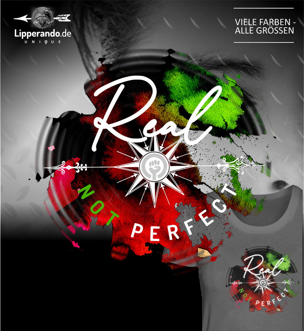 LIPPERANDO UNIQUE - REAL not PERFECT  - Damen Premiumshirt