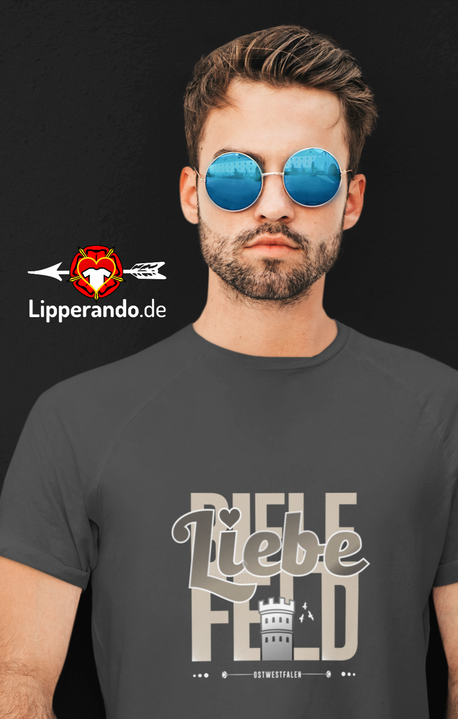 BIELEFELDDesigns - BIELEFELD Liebe  - Herren Shirt